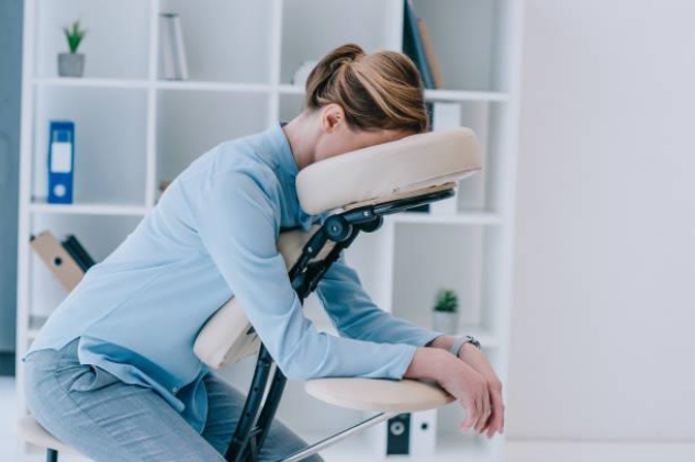 Chaise ergonomique pour le massage Amma assis